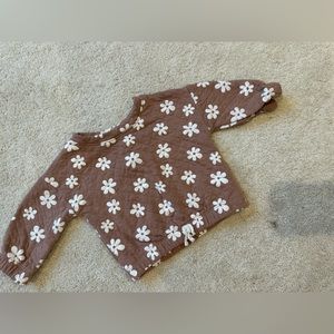 Grayson collective baby floral sweatshirt